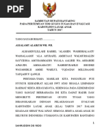 Download SAMBUTAN BUPATI PADA EVALUASI KABUPATEN LAYAK ANAKdocx by Hasanuddin Hasan SN343587429 doc pdf
