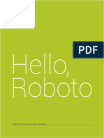 Roboto Specimen Book PDF