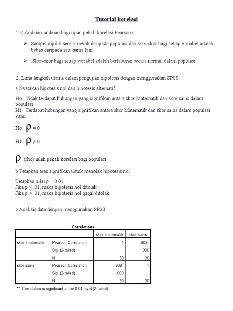 Korelasi Tut Pdf