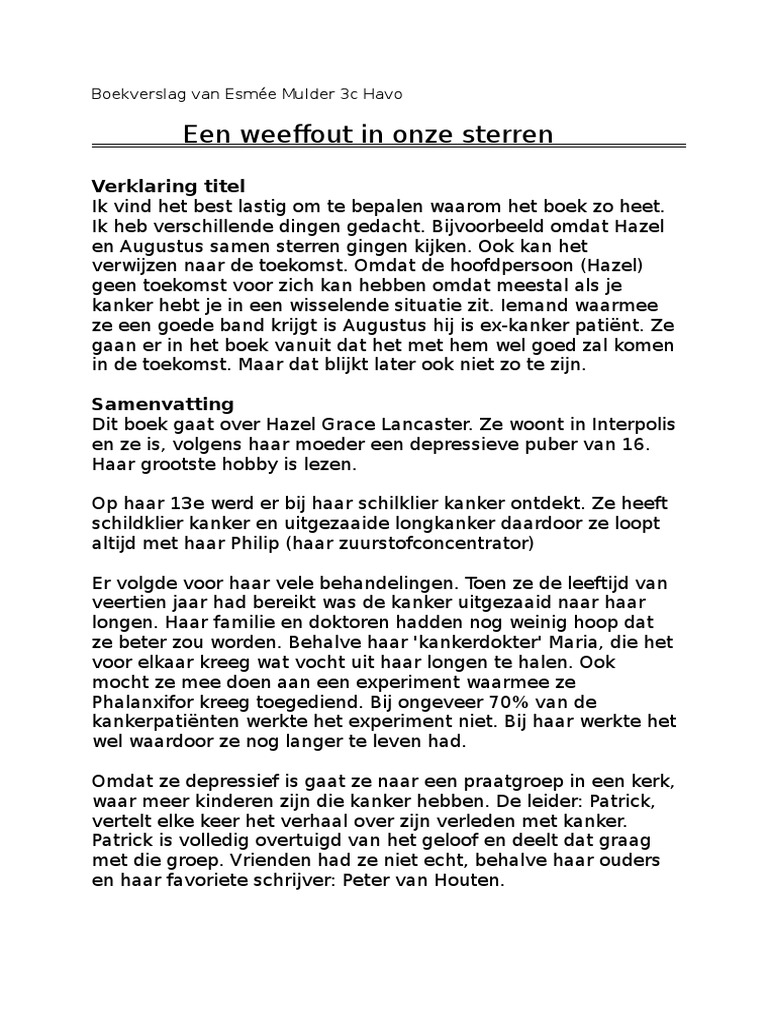 Boekverslag NL | PDF, image size:768x1024