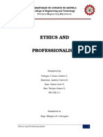 Ethics and Professionalism