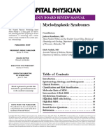 Myelodysplastic Syndromes: Hematology Board Review Manual