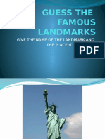 Guess The Famous Landmarks: Give The Name of The Landmark and The Place It Is Located