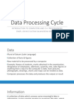 Data Processing Cycle