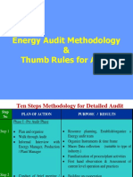 3.5 Energy Audit Methodology and Thumb Rules