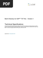 Bank Directory Sap v1 TXT File Tech Spec 0