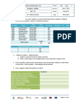 Exercício 5 - Excel