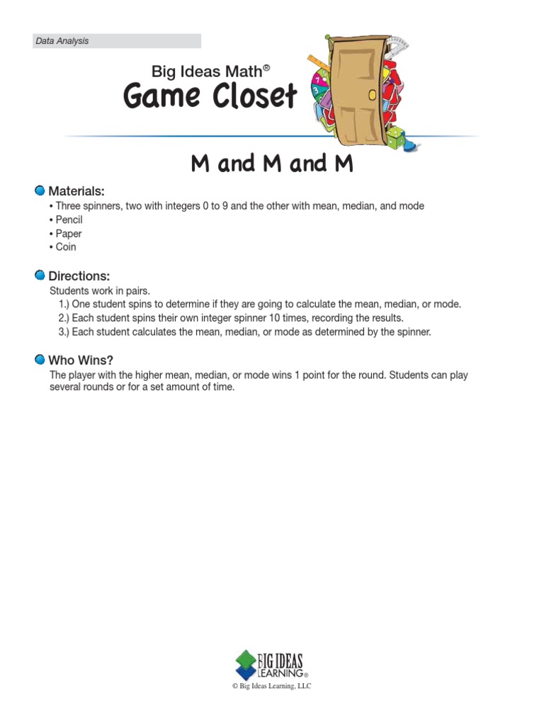 Game Closet: Mandmandm | PDF | Sports & Recreation