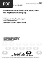 Total Hip Replacement Precautions Guide | PDF | Chair | Hip