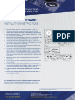 Airflow Pressure Switch Installation Instructions