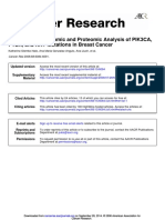an Integrative Genomic and Proteomic Analysis Of