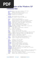 Windows XP Commands