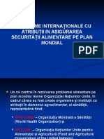 Seminar 2 Organisme Internationale Cu Atributii in Asigurarea Securitatii Alimentare Pe Plan Mondial