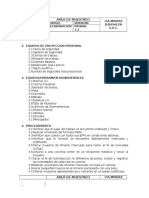 Procedimiento Escrito de Trabajo Seguro - Muestreo