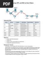 Configure Cisco Routers For Syslog, NTP, and SSH Operations