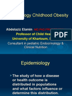 Epidemiology Childhood Obesity