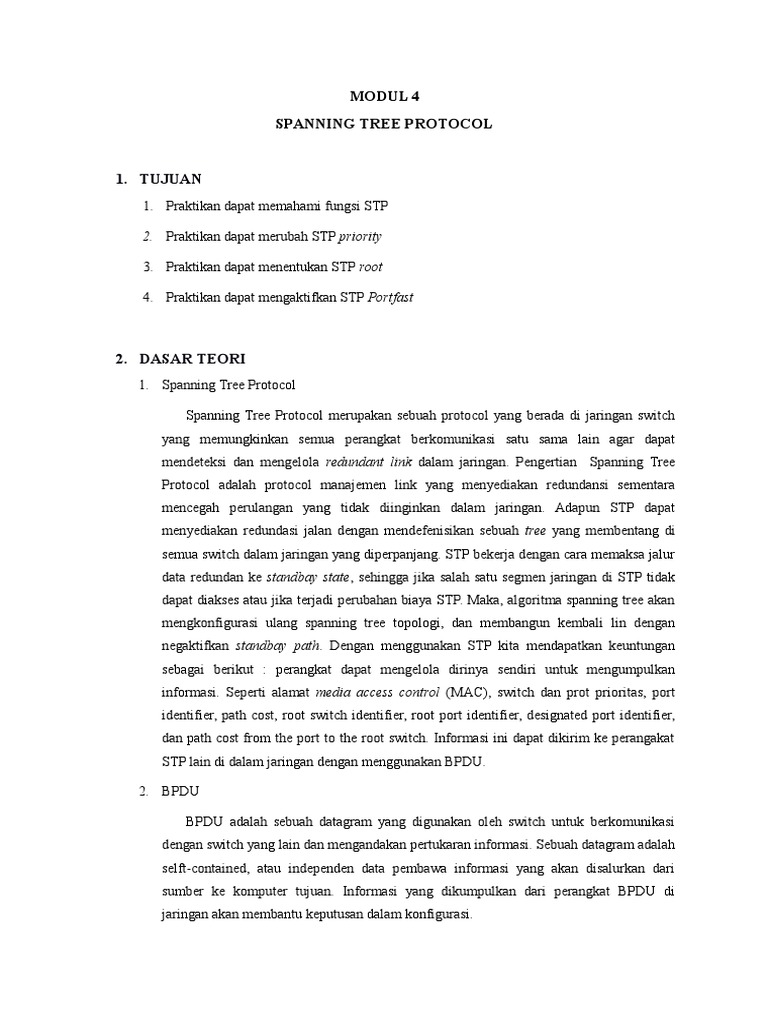 Modul 4 (STP) | PDF