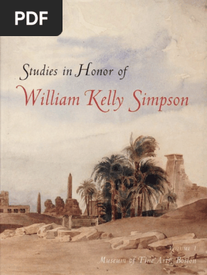 Studies Simpson R Freed Egyptology Ancient Egypt
