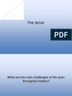 The Actor Fall 2015