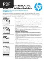 HP PageWide Pro 477-577 Printer Series