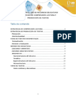 Guía Para El Uso de Recursos Educativos-Estrategia de Comprensión Lectora y Producción de Textos