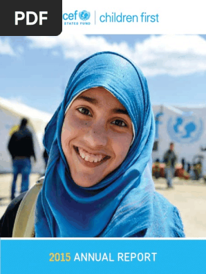 Annual Report 2015 Penyakit Campak Pdf Unicef Child Mortality
