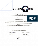 Webinar Certificates