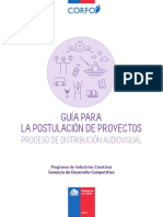 Guía Postulación de Proyectos Distribución Audiovisual 2016