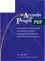 Accordo Di Programma 31-07-2009
