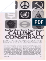 Ten Years Later Many Americans Are Calling It Conspiracy by Gary Allen 