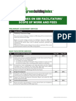 Guidelines On GBI Facilitators' Scope of Work & Fees V1.0
