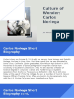Culture of Wonder Carlos Noriega