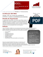 Folder Certificação ISO 9001