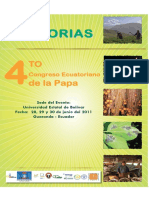 4to Congreso Ecuatoriano de Papa PDF