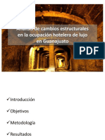 Analisis de Cambios Estructurales en La Ocupacion Hotelera de Lujo en Guanajuato