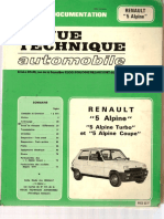 (Revue Technique Automobile) (FR) - Renault 5 ALPINE & ALPINE Turbo PDF