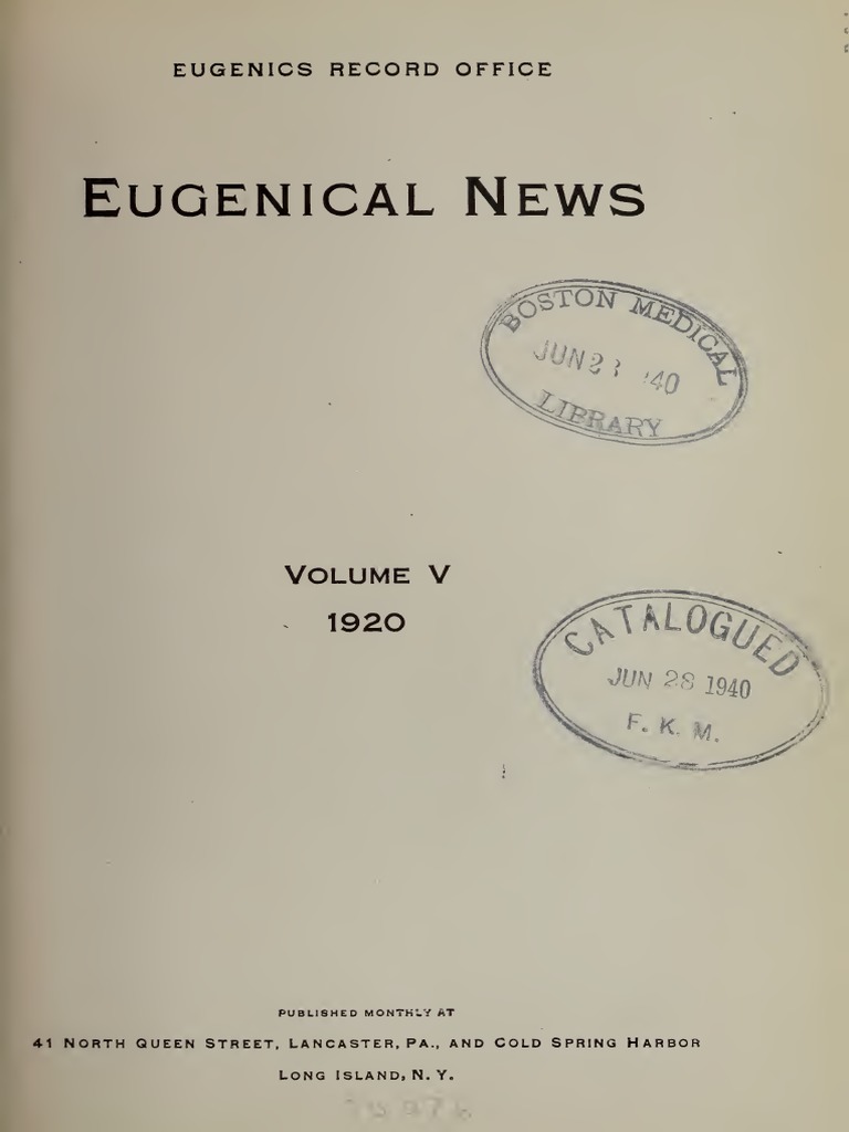 Eugenics essay title image