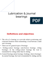 Lubrication & Journal Bearings 1