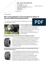 Mehr Leistungsfähigkeit und Zuverlässigkeit für Wälder mit den neuen Nokian-Forstmaschinenreifen