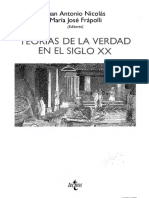 Teorias de La Verdad en El Siglo XX PDF