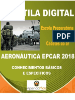 APOSTILA AERONÁUTICA EPCAR 2018 CADETES DO AR + BRINDES