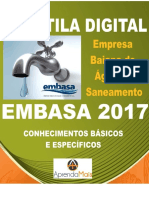 APOSTILA EMBASA 2017 ENGENHARIA SANITÁRIA + BRINDES