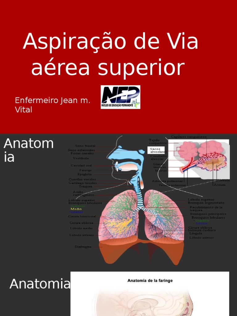Aspiração de vias aéreas superiores guia passo a passo | PDF ...