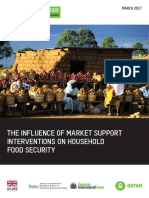 The Influence of Market Support Interventions On Household Food Security: An Evidence Synthesis
