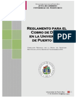 Reglamento para Cobro de Deuda UPR. 17/diciembre/2011