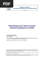 41038 - Metodologia das Ciências Sociais - Métodos Qualitativos - Célia Silva.pdf