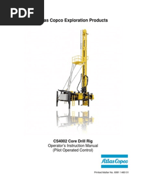 1 Cs4002 U Deck Operator S Instructions Drilling Rig Safety