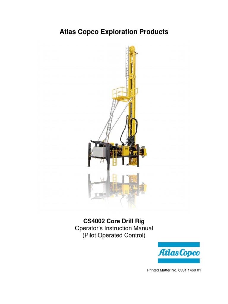 CS4002 U-Deck Operator's Instructions | Drilling Rig | Safety