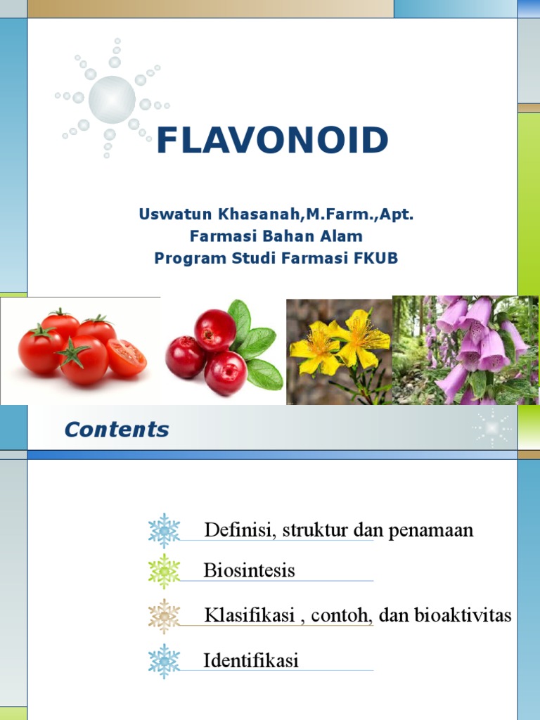 FLAVONOID PDF Flavonoid Organic Compounds