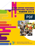 Pengeluaran Untuk Konsumsi Penduduk Sumatera Selatan 2014
